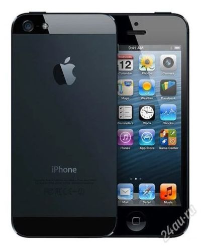 Лот: 2712441. Фото: 1. iPhone 5 Black 64 Gb, в отличном... Смартфоны