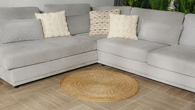 Лот: 22251936. Фото: 1. Ковер круглый Askona Home Jute... Ковры
