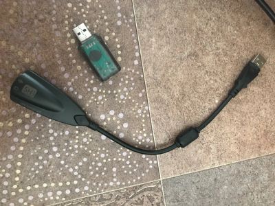 Лот: 17108953. Фото: 1. Две звуковые карты USB. Звуковые карты