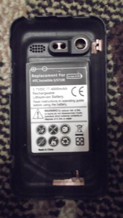 Лот: 5480132. Фото: 1. HTC Incredible S Батарея на 4000mAh... Аккумуляторы