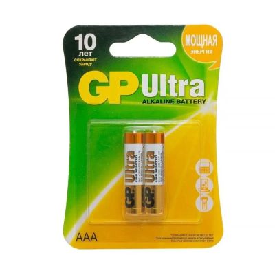 Лот: 24093441. Фото: 1. Батарейка GP, ААА (LR03, 24A... Батарейки, аккумуляторы, элементы питания