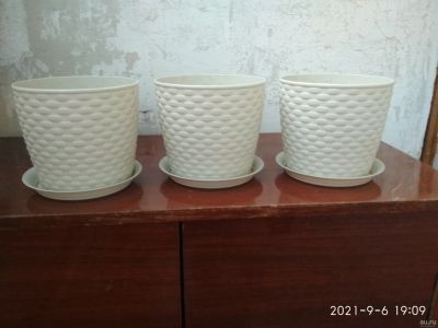 Лот: 18042671. Фото: 1. Горшок для цветов. Кашпо, горшки, вазоны для цветов