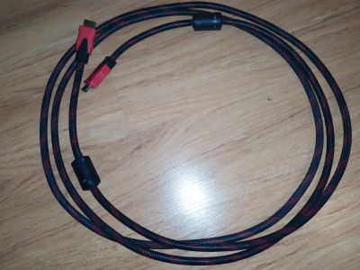 Лот: 4408731. Фото: 1. Кабель HDMI - HDMI, 3 м. 2 ферритовых... Шлейфы, кабели, переходники