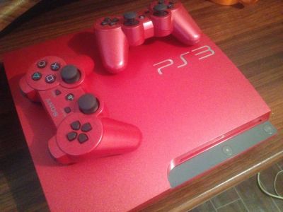 Лот: 4167968. Фото: 1. Sony Playstation 3 320Gb Red... Игровые приставки, консоли
