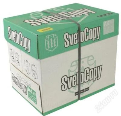 Лот: 1945600. Фото: 1. коробка бумаги SvetoCopy. Бумага