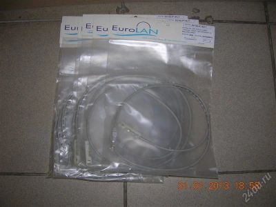 Лот: 2488280. Фото: 1. Eurolan UTP patch cord 110xRJ45... Другое (сетевые устройства)