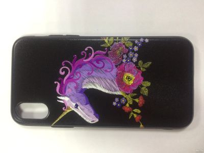 Лот: 12813980. Фото: 1. Чехол iPhone X/ XS Cutepro Embroidery... Чехлы, бамперы