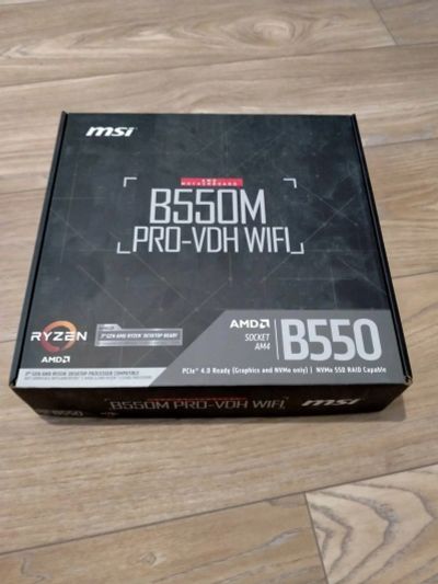 Лот: 17087010. Фото: 1. Материнская плата MSI B550M PRO-VDH... Материнские платы