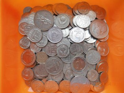 Лот: 17418170. Фото: 1. монеты ссср 1 кг лотом - 350 руб... Россия и СССР 1917-1991 года