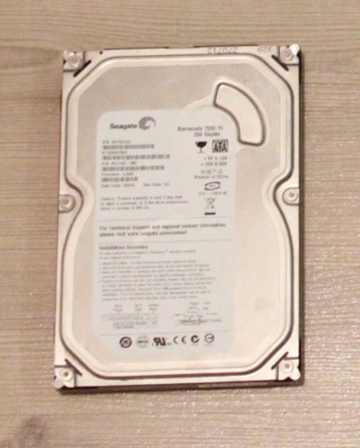 Лот: 5200563. Фото: 1. Винчестер HDD 250Gb рабочий. Свежий... Жёсткие диски