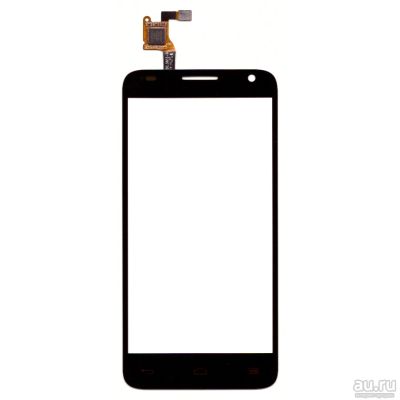 Лот: 12124947. Фото: 1. Тачскрин Alcatel OT-6036Y Черный. Дисплеи, дисплейные модули, тачскрины