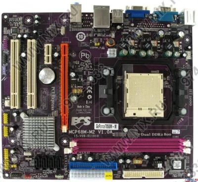 Лот: 556997. Фото: 1. Материнская плата Elitegroup Geforce7050M-M... Материнские платы