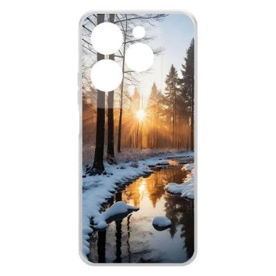 Лот: 25134723. Фото: 1. Чехол Krutoff Clear Case "Весна... Чехлы, бамперы