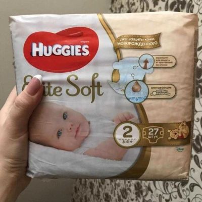 Лот: 13068684. Фото: 1. Подгузники хаггис huggies Elite... Детская гигиена