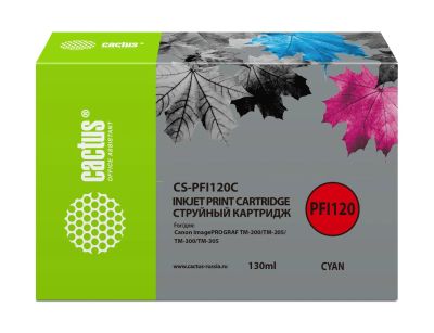 Лот: 24949581. Фото: 1. Картридж_струйный Cactus CS-PFI120C... Картриджи, расходные материалы