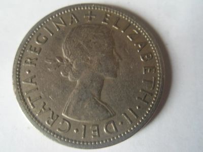 Лот: 5406836. Фото: 1. Великобритания 1/2 кроны 1956. Великобритания и острова