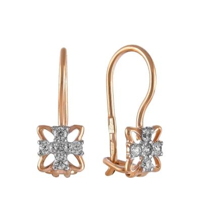 Лот: 23852970. Фото: 1. Серьги детские TALANT из золота... Серьги, каффы