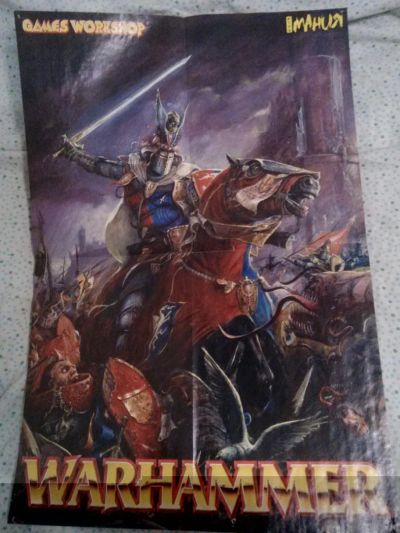 Лот: 5129524. Фото: 1. Постер плакат игромания. Warhammer... Наклейки, фантики, вкладыши