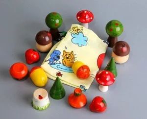 Лот: 5342349. Фото: 1. Волшебный мешочек "Лес",16фигур... Развивающие