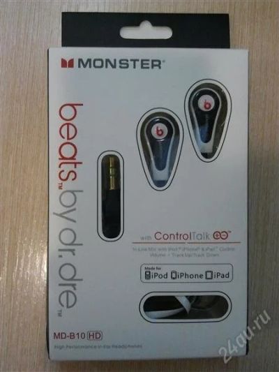 Лот: 2106769. Фото: 1. наушники monster beats by dr.dre... Наушники, гарнитуры
