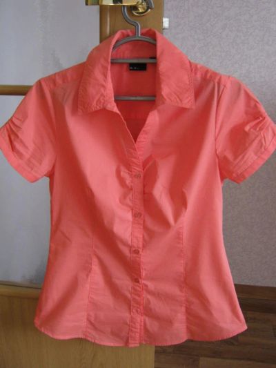 Лот: 6967295. Фото: 1. Блузка розовая. Блузы, рубашки
