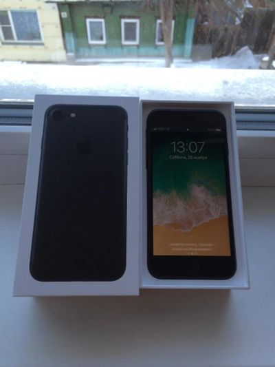 Лот: 10674392. Фото: 1. iPhone 7 32Gb расширенная гарантия... Смартфоны