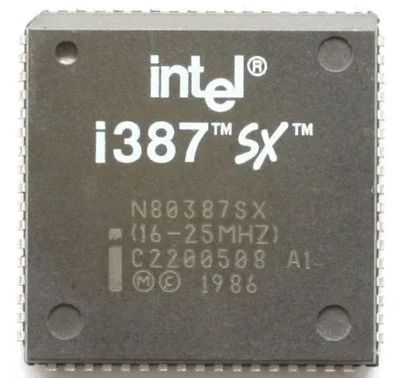 Лот: 11836584. Фото: 1. Процессор (сопроцессор) i387SX. Процессоры
