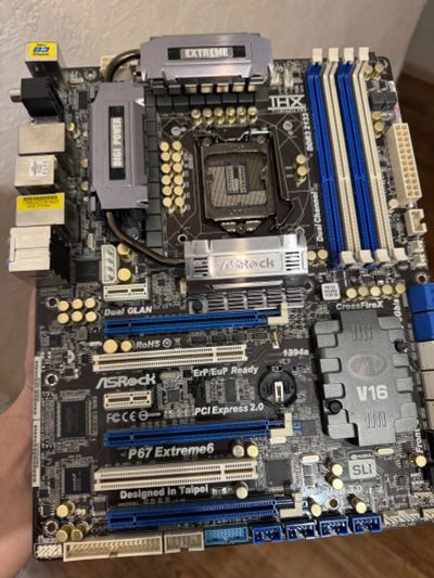 Лот: 25083217. Фото: 1. Материнская плата 1155 asrock... Материнские платы