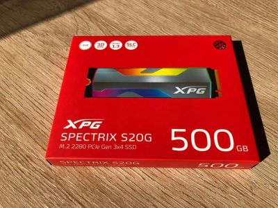 Лот: 21770125. Фото: 1. SSD A-Data Spectrix S20G aspectrixs20G-500G-C... SSD-накопители