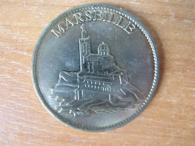 Лот: 19547225. Фото: 1. Монетовидный жетон. Марсель. Франция... Сувенирные