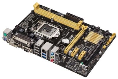 Лот: 4552540. Фото: 1. Мат.плата S1150 H81 Asus H81M-C... Материнские платы