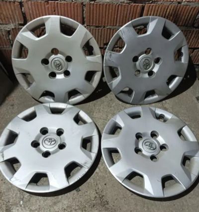 Лот: 24312855. Фото: 1. Колпаки Toyota R15 (цена за 4... Колпаки