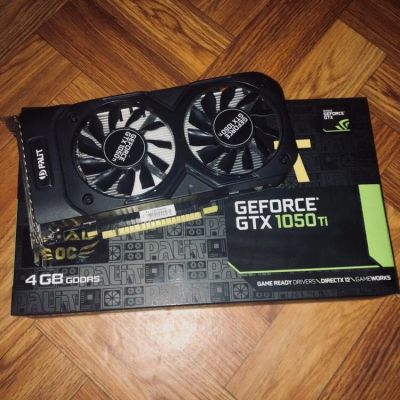 Лот: 13286439. Фото: 1. Palit GeForce GTX 1050 Ti DUAL... Видеокарты