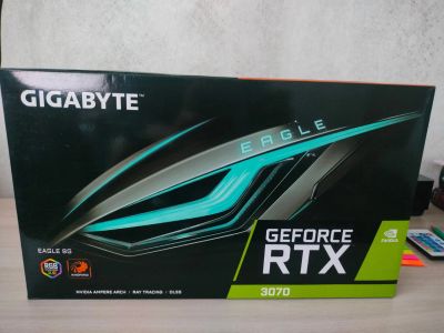 Лот: 22716590. Фото: 1. Geforce RTX 3070 Gigabyte EAGLE... Видеокарты
