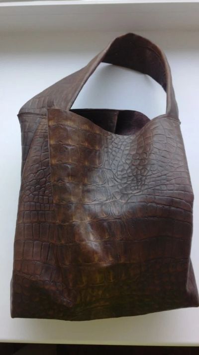 Лот: 4275063. Фото: 1. Кожаная сумка (handmade). Сумки