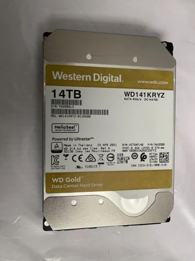 Лот: 25770305. Фото: 1. Жесткий диск wd 14tb wd141kryz... Жёсткие диски (HDD)