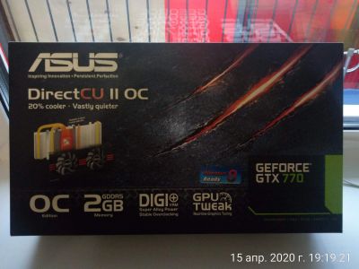 Лот: 15841856. Фото: 1. Коробка от ASUS GTX 770. Другое (комплектующие)