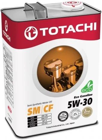 Лот: 8635319. Фото: 1. Totachi Eco Gasoline, 5W-30, 4L. Масла, жидкости