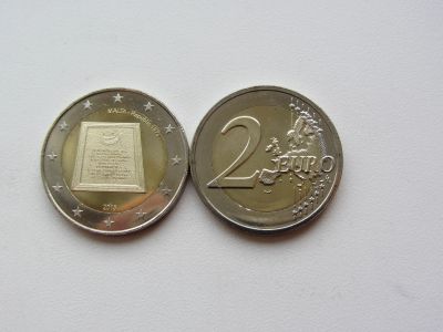 Лот: 14829186. Фото: 1. Мальта 2 евро 2015 " Конституция... Европа