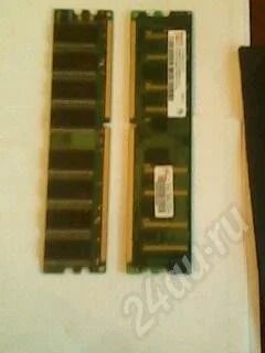 Лот: 490796. Фото: 1. Две планки DDR 1 400Mhz PC3200... Оперативная память