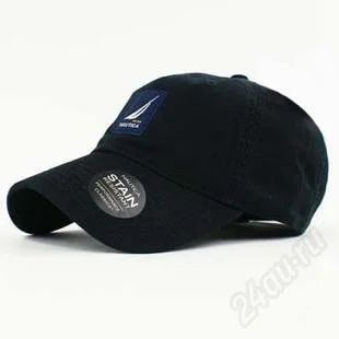 Лот: 2583349. Фото: 1. Бейсболка Nautica черная. Головные уборы