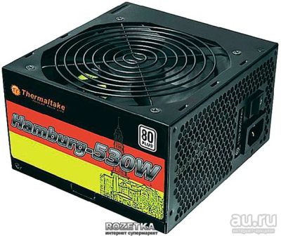 Лот: 8594031. Фото: 1. Блок питания 530W Thermaltake... Корпуса, блоки питания