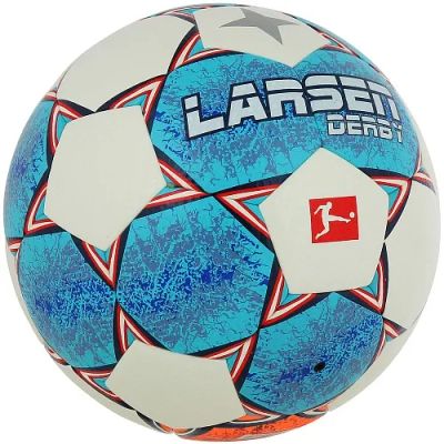 Лот: 22356561. Фото: 1. Мяч футбольный Larsen Derby White... Мячи, ракетки, шайбы, клюшки