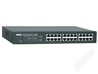 Лот: 1377783. Фото: 1. Switch Dell PowerConnect 2024. Маршрутизаторы (роутеры)