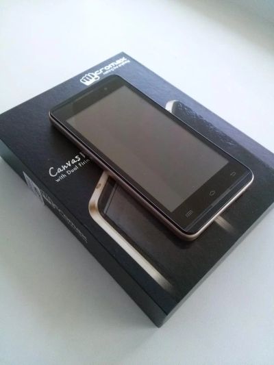 Лот: 5423930. Фото: 1. Micromax a104 Canvas Fire 2 Black... Смартфоны