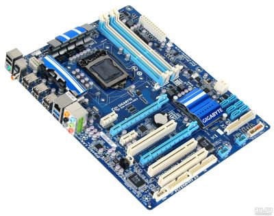 Лот: 17957485. Фото: 1. Топовая плата под LGA 1156: Gigabyte... Материнские платы