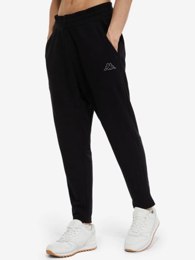 Лот: 23903622. Фото: 1. Брюки мужские Kappa, Черный. Спортивные брюки, штаны