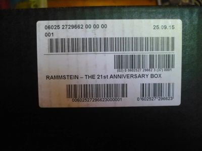Лот: 7837581. Фото: 1. Rammstein-The 21st anniversary... Аудиозаписи