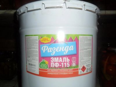 Лот: 7185195. Фото: 1. краска белая пф-115. Краски, лаки, растворитель