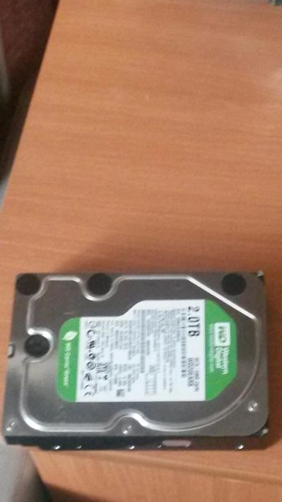 Лот: 6962953. Фото: 1. жёсткий диск wd20ears Внимательно... Жёсткие диски (HDD)